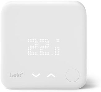 tado° Wireless Temperature Sensor - WiFi Add-On Product for Smart Radiator Thermostat - Digital Temperature Control for Active Heating Control - Easy DIY Installation - Save Energy and Heating Costs