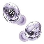 Tempo 30 Wireless Earbuds for Small Ears with Premium Sound, Comfortable Bluetooth Ear Buds for Women and Men, Purple Earphones for Small Ear Canals with Mic, IPX7 Sweatproof, Long Battery, Loud Bass
