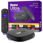 Roku Ultra 2024 | The Ultimate Streaming Player - 4K Streaming Device for TV with HDR10+, Dolby Vision & Atmos - Bluetooth & Wi-Fi 6- Rechargeable Voice Remote Pro - Free & Live TV