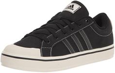 adidas Men's Bravada 2.0 Skate Shoe, Black/Black/Off White, 11.5