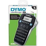 Dymo LabelManager 160 Label Maker | Handheld Label Printer with QWERTY Keyboard | Includes Black & White D1 Label Tape (12mm) | For Home & Office