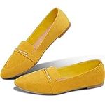 Women's Pointy Toe Loafer Flat Comf