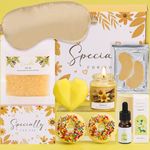 Birthday Gifts For Women, Pamper Gifts For Her, Relaxation Care Package For Her Friend,Sister Wife, Ladies Birthday Hamper Friendship Gifts, Valentines Gifts for Her, Mothers Day Gifts for Mum-Vanilla