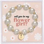 GINAZL Flower Girl Gifts Bracelets,