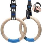 Zingtto Wooden Gymnastic Rings with