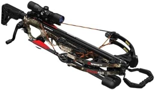 Barnett Stalker 410 Crossbow with Pre-Installed CCD - Fast, Compact Crossbow, Mossy Oak Terra Gila Camo, Headhunter Bolts, 4x32 Scope, Adjustable Butt Stock for Hunters