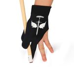 ANIMSWORD Breathable and Comfortable Billiard Pool Gloves Fits on Left Hand or Right Hand for Snooker Cue Sport Glove