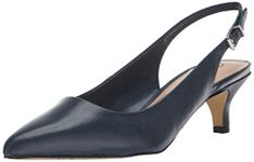 Bella Vita Women's Scarlett Pump, Navy LEA, 6 M US