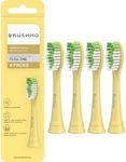 Brushmo Replacement Toothbrush Heads Compatible with Philips Sonicare One Toothbrush, for HY1100 Mango BH1022/02 Brush Head (Mango) 4 Pack