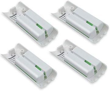 4-Pack Rechargeable Battery packs for Wii and Wii U Remote Controller,High-Capacity Ni-MH Battery(2800mAh) Replacement for Nintendo Wii Remote Charging Station(Charger not included)