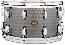 Gretsch Drums S1-0814-BSH Full Range Snare 8 x 14 Inches, Hammered Black Steel