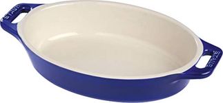ZWILLING J.A. HENCKELS 40511-157 Staub Ceramic Oval Dish 9" X 6"/23 X 15 cm, Blue