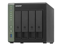 QNAP TS-431X3-4G 4 Bay Desktop NAS Enclosure - 4GB RAM, Quad-core 1.7GHz Processor - with built-in 10GbE SFP+ and 2.5GbE RJ45 connectivity