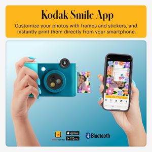 KODAK Smile+ Instant Print Camera – Blue