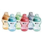 Tommee Tippee Natural Start Anti-Colic Baby Bottle, 9oz, 0 Months+, Slow-Flow, Breast-Like Nipple for a Natural Latch, Anti-Colic Valve, Pack of 6