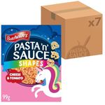 Batchelors Pasta 'n' Sauce Cheese & Tomato Unicorn Shaped Pasta Ready Meal, 99 g Packet (Pack of 7)