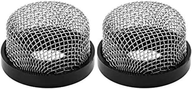 (2 PCS) Aerator Screen Stainless Steel Mesh Strainer 3/4"- 14 Fit for Livewell & Baitwell Pump, Plumbing Inline Strainers