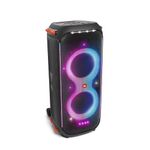 JBL PartyBox 710 Portable Indoor and Outdoor Party Speaker with Built-In Lights, IPX4 Splashproof Design, Deep Bass and Robust Wheels, Black