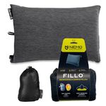 NEMO Services Fillo Backpacking & Camping Cushion - Black Pearl/Birch Bud - One Size