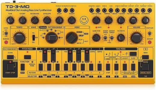 Behringer TD-3-MO-AM “Modded Out” Analog Bass Line Synthesizer with VCO, MIDI-Controllable VCF and Sub-Harmonics Oscillator, Compatible with PC and Mac