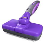 Hertzko Self Cleaning Slicker Dog Brush Cat Brush - The Ultimate Stocking Filler Dog Hair and Cat Hair Remover, Ergonomic Cat Brush for Short Haired Cats, Long Haired Cats & Dog Brush for Grooming