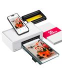 Liene 4x6'' Photo Printer, Wi-Fi Picture Printer, 20 Sheets, Full-Color Photo, Instant Photo Printer for iPhone, Android, Smartphone, Thermal dye Sublimation, Portable Photo Printer for Home Use