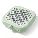 Lootaan Mini Nail Dust Collector, Powerful Professional Nail Vacuum Dust Extractor with 30Pcs Filter Pads, Strong Suction Nail Extractor Fan Dust Collector Nail Salon and Home Use(Green) (Green)