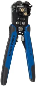 Klein Tools 11061 Self-Adjusting Wire Stripper / Wire Cutter, Heavy Duty, for 10-20 AWG Solid, 12-22 AWG Stranded, and Romex Wire 12/2 and 14/3