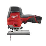 Milwaukee M12JS-0 M12 Naked Compact Jigsaw without Batteries/ Charger,Red