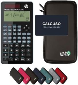 CALCUSO Ensemble de Base Noir avec Calculatrice HP 300S Plus