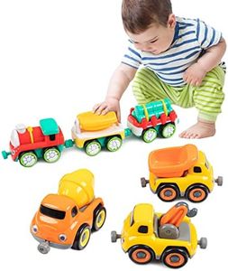 Auspint The Magnetic-Activated Structure Trolley and Freight Train can Run Along The Track with The Train, Making it The for Babies Aged 1, 2, and 3.