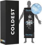 Coldest Extra Large Ice Pack for Back and Full Body - Cold Compress for Pain Relief, Ice Blanket for Sleeping or Ice Pad Physical Therapy - Folds Compact (53" x 13" - Full Body)