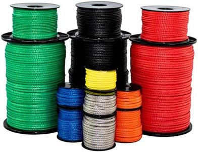 SGT KNOTS Amsteel Rope - Hollow Braid Rope - Lightweight 12 Strand Dyneema Cord Whoopie Slings, Hammocks, Arborists, Boating, Camping, DIY (25 ft - 600 ft - 7 Colors), Green, 3/16 inch x 100 feet