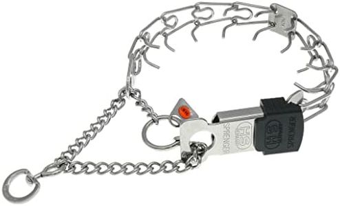 Herm Sprenger Dog Training Prong Collar with Quick Release ClicLock Buckle for Small Medium Large Dogs Stainless Steel Collar for Dogs Made in Germany (16in x 2.25mm)