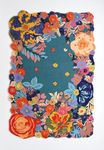 Rugs & Arts Premium Collection Irregular Floral Loop Cut/High Low Woolen Hand Tufted Carpet for Living Room Bedroom Drawing Room Hall and Floor Size 6 x 9 feet (180x270 cm) Color Multi