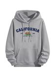 TAGAS Unisex-Adult Fleece Neck Hooded Sweatshirt (UH-7000-GREY-M_Grey