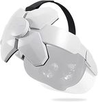 ELECDON Adjustable Headband Compatible for Meta Quest 2, Oculus Quest 2 with Head Cushion, Replacement for Elite Strap Comfortable Protective Head Strap Reduce Pressure - White