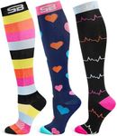 SB SOX 3-Pair Compression Socks (15