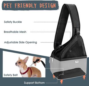 Eyein Pet Puppy Sling Carrier – Hands-Free Dog Travel Bag