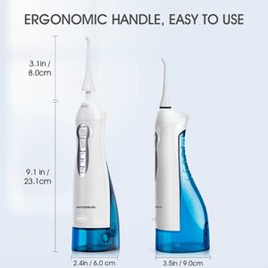 Hangsun Cordless Water Flosser – Portable Oral Irrigator, Blue