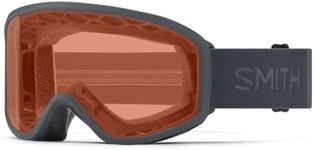 SMITH Reason OTG Snow Goggles – Adult Ski & Snowboarding Goggles with Carbonic-X Lens, Ventilation, Anti-Fog Performance & 100% UV Protection – for Men & Women – Slate, RC36