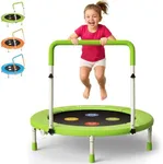 36" Mini Toddler Trampoline with Ad
