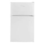 CoolMed CMST125 88L White Freestanding Under Counter 2 Door Fridge Freezer