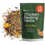 MagJo Chicken Nest Box Herbs, Bulk 1.5 pounds, Aromatic and Refreshes The Coop