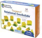 Learning Resources LSP0918-UK Relational GeoSolids 3D Maths Classroom Resource for Learning Shapes & Volume Ages 8+