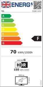 TCL 55" 4K Mini LED TV – Smart Ultra HD Display
