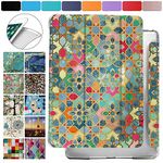 DuraSafe Cases For iPad 2 3 4 Gen [iPad 4th iPad 3rd iPad 2nd Old Model ] 9.7 Inch A1458 A1416 A1395 MD522HN/A MD525HN/A MD516HN/A Shock Proof Dual Angle Stand Honeycomb Pattern Printed Cover - Damask