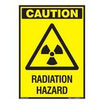 buysafetyposters.com - Radiation Hazard Sign In English - Hard Plastic Lamination - (Portrait A4, 8 inch X 12 inch, Multicolor)