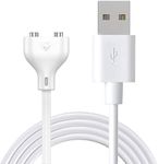 Magnetic USB DC Charger Cable 2.7ft Replacement Charging Cord for Rechargeable Toys Massagers Electric Toothbrush (6MM)