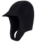 Neoprene Beanie for Surfing Diving Kayak Rafting Canoe Snorkel Cap Hat 2mm Diving Hood Water Sports Swim Cap, Black